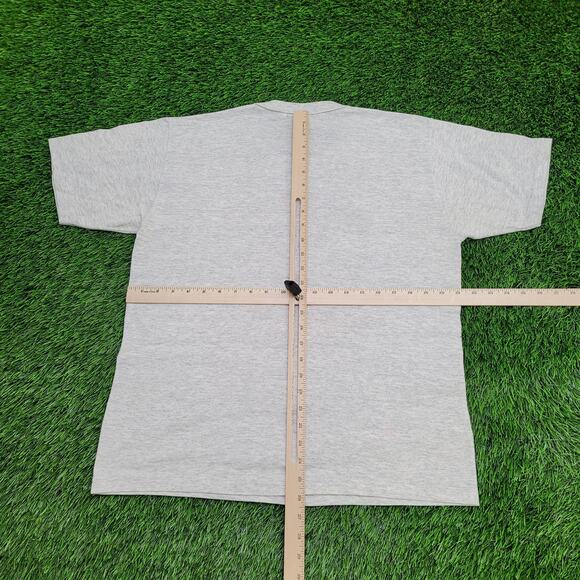 Vintage 1991 USSSA Church Softball Shirt Womens L 21x26 Gray - Picture 3 of 14